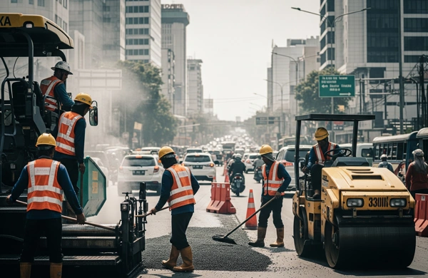 jasa pengaspalan jakarta PT. Ratu Aspal Indonesia