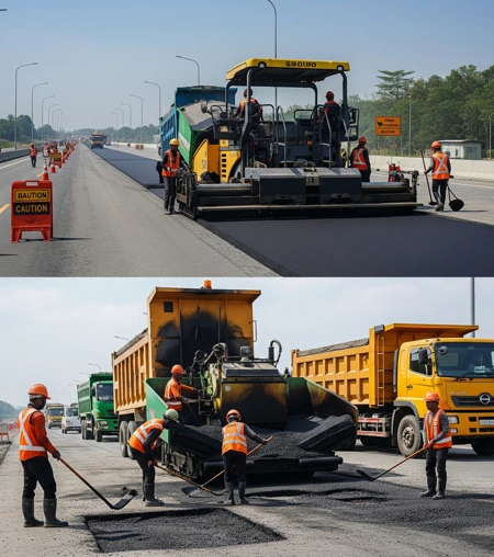 Jasa Pembuatan & Perbaikan Jalan Raya di Bekasi