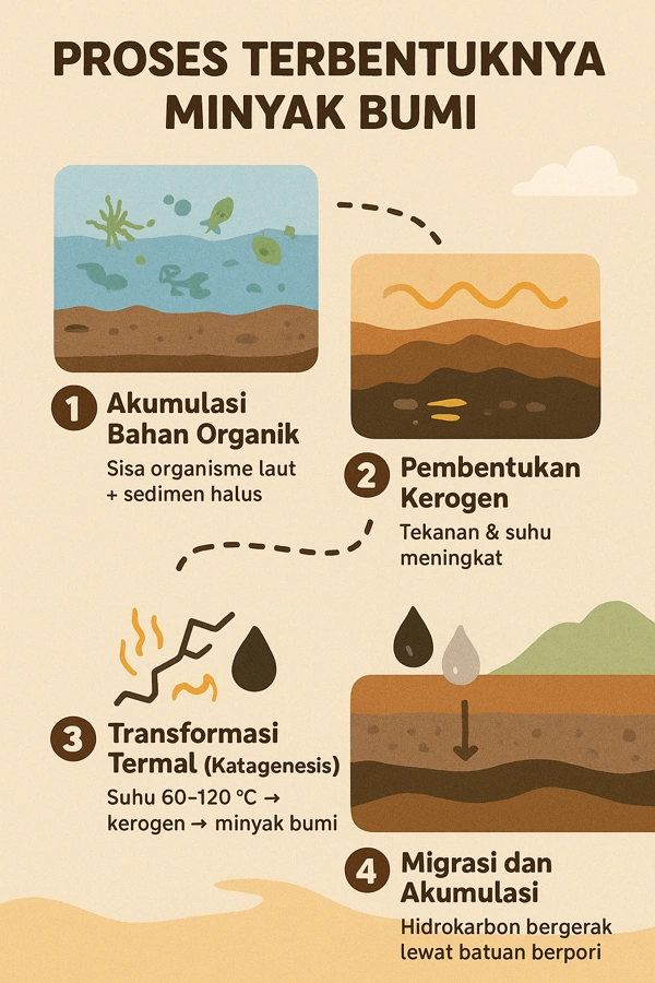Proses Terbentuknya Minyak Bumi
