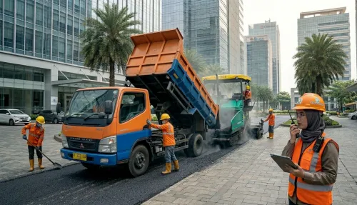 Jasa Pengaspalan SCBD & Sudirman