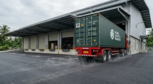 pengaspalan loading dock di Jakarta Barat