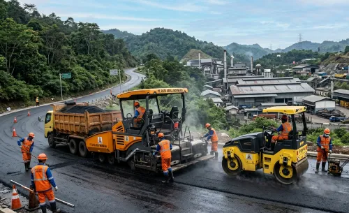 proyek pengaspalan jalan purwakarta
